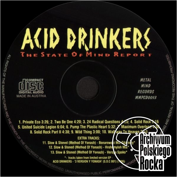 Acid Drinkers - The State Of Mind Report