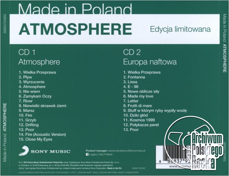Atmosphere - Made In Poland