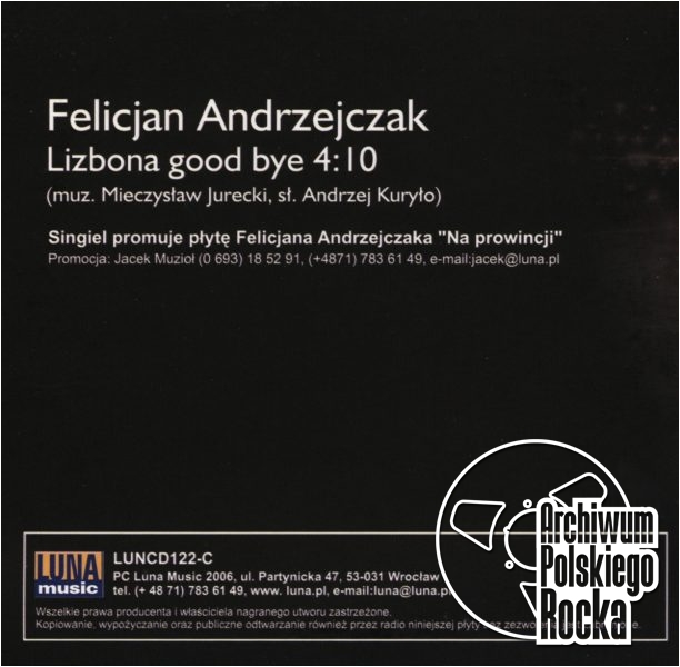 Felicjan Andrzejczak - Lizbona Good Bye