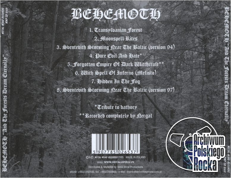 Behemoth - And the Forests Dream Eternally