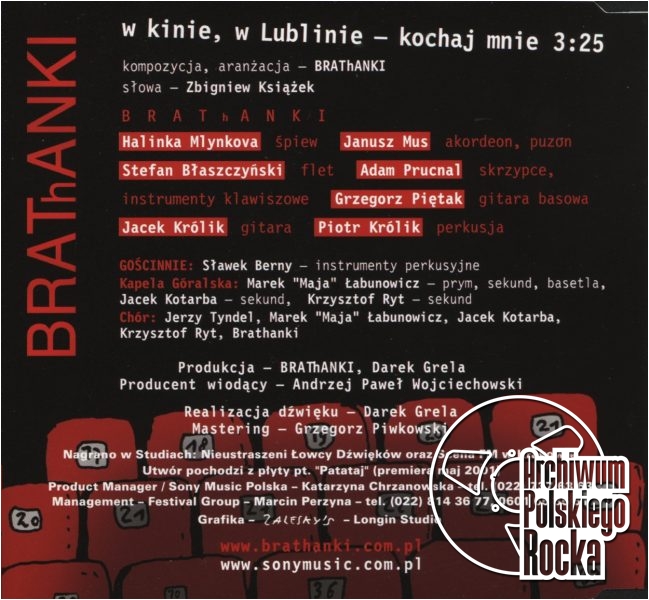 Brathanki - W kinie, w Lublinie - kochaj mnie!