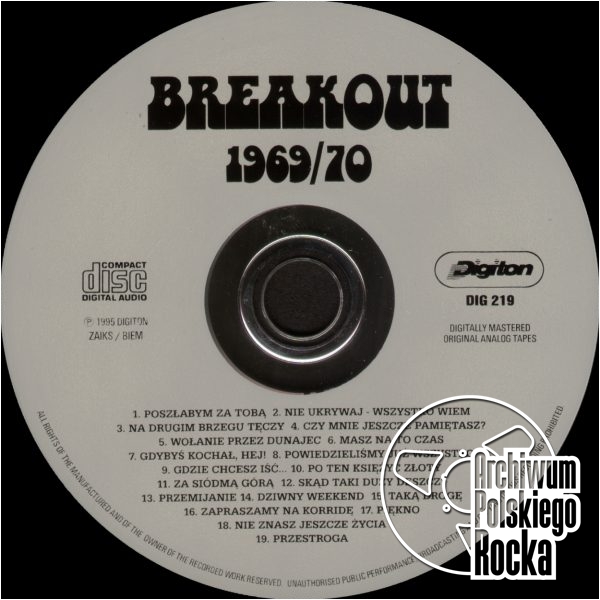 Breakout - 1969 / 70