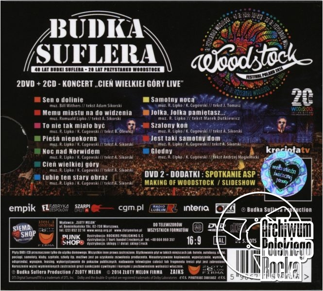 Budka Suflera - Cień wielkiej góry Live - Przystanek Woodstock 2014
