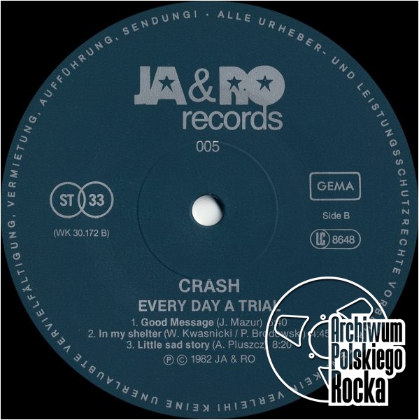 Crash - Every Day A Trial