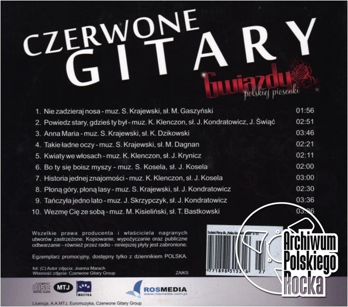 Czerwone Gitary - Gwiazdy polskiej piosenki