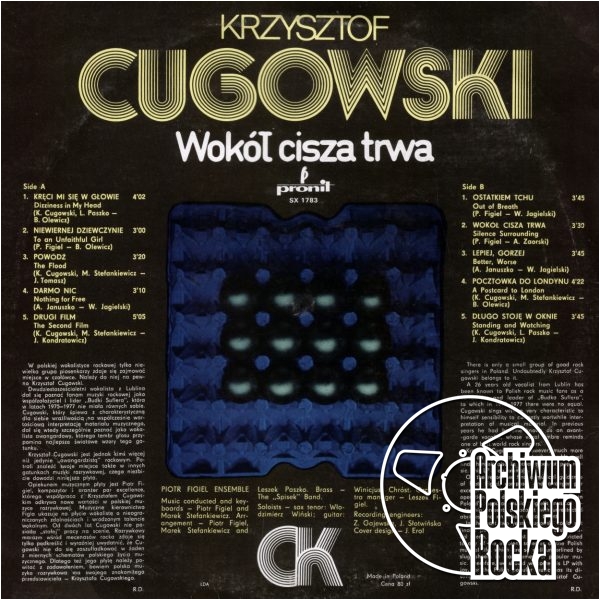 Krzysztof Cugowski - Wokół cisza trwa