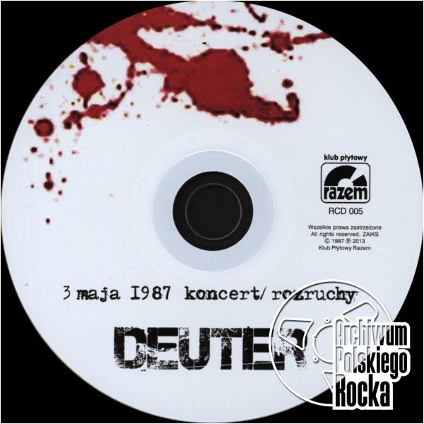 Deuter - 3 Maja 1987 Koncert / Rozruchy