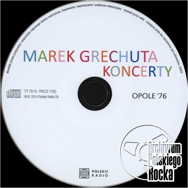 Marek Grechuta - Koncerty Opole `76