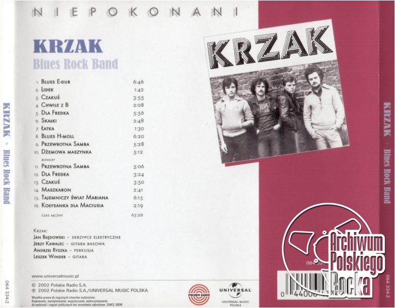 Krzak - Blues Rock Band (Niepokonani)