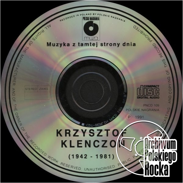 Klenczon, Krzysztof - Muzyka z tamtej strony dnia