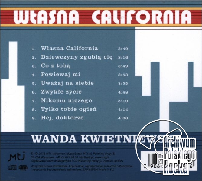 Wanda Kwietniewska - Własna California