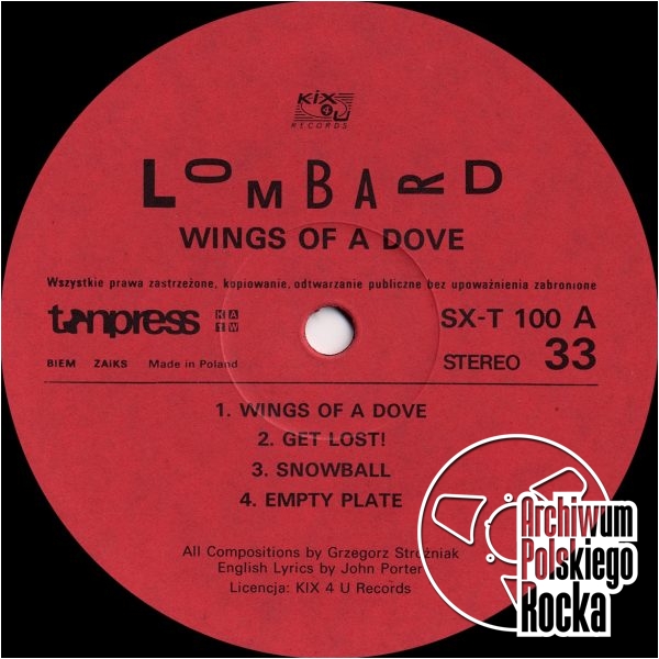 Lombard - Wings Of Dove