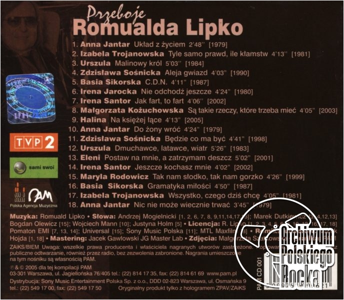 Romuald Lipko - Przeboje