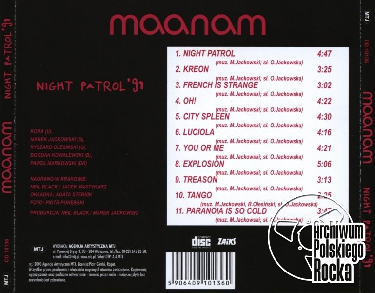 Maanam - Night Patrol