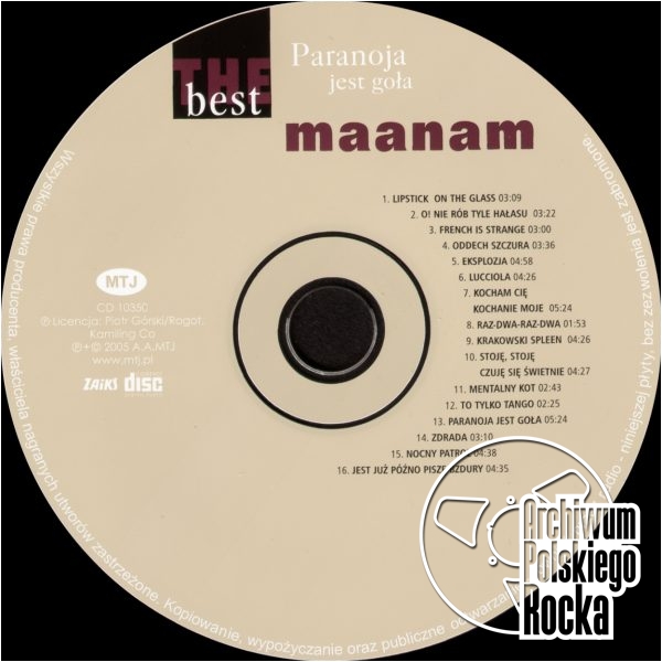 Maanam - Paranoja jest goła