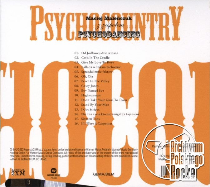 Maciej Maleńczuk i Psychodancing - Psychocountry