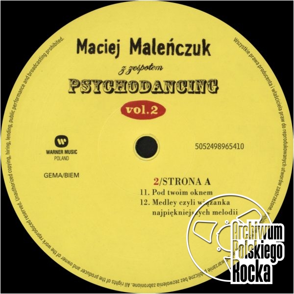 Maciej Maleńczuk z zespołem Psychodancing - Psychodancing vol. 2