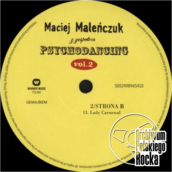 Maciej Maleńczuk z zespołem Psychodancing - Psychodancing vol. 2