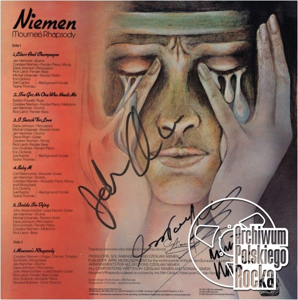 Niemen, Czesław - Mouner`s Rhapsody