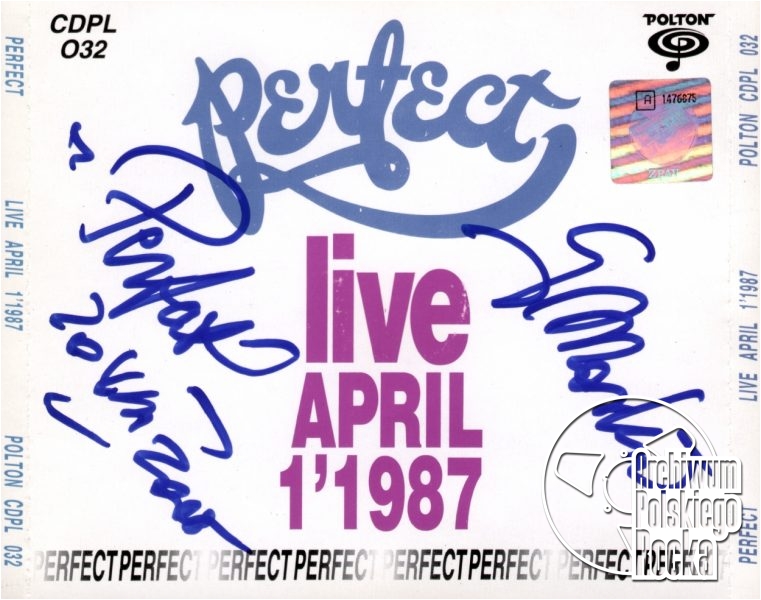 Perfect - Live April 1 1987