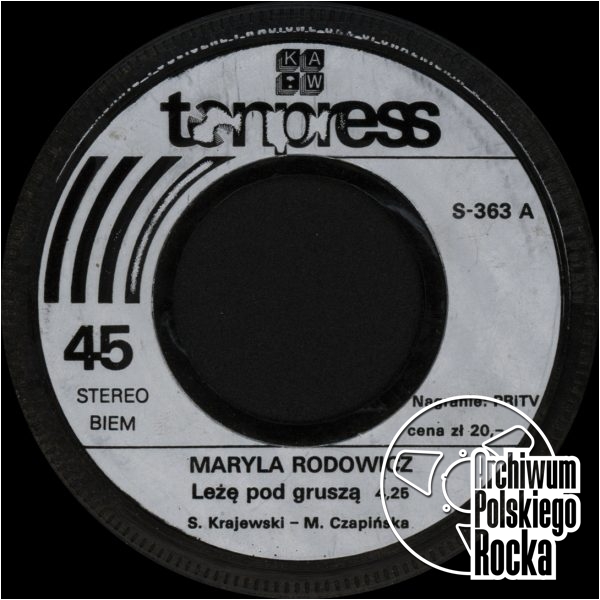 Maryla Rodowicz - Leżę pod gruszą