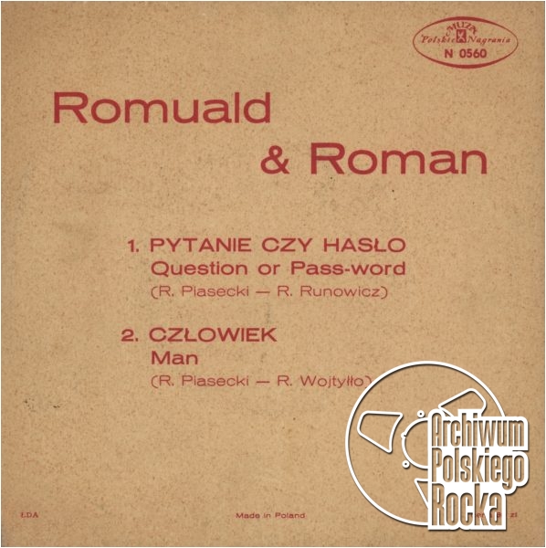 Romuald & Roman - Pytanie czy hasło