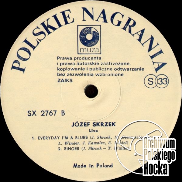 Skrzek, Józef - Live