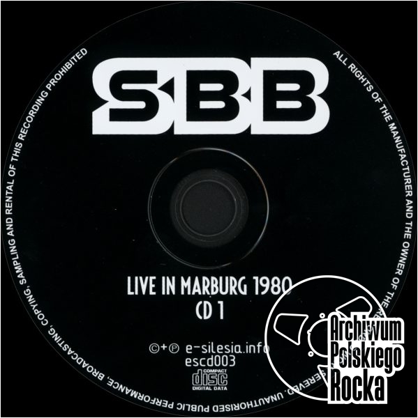 SBB - Live In Marburg 1980