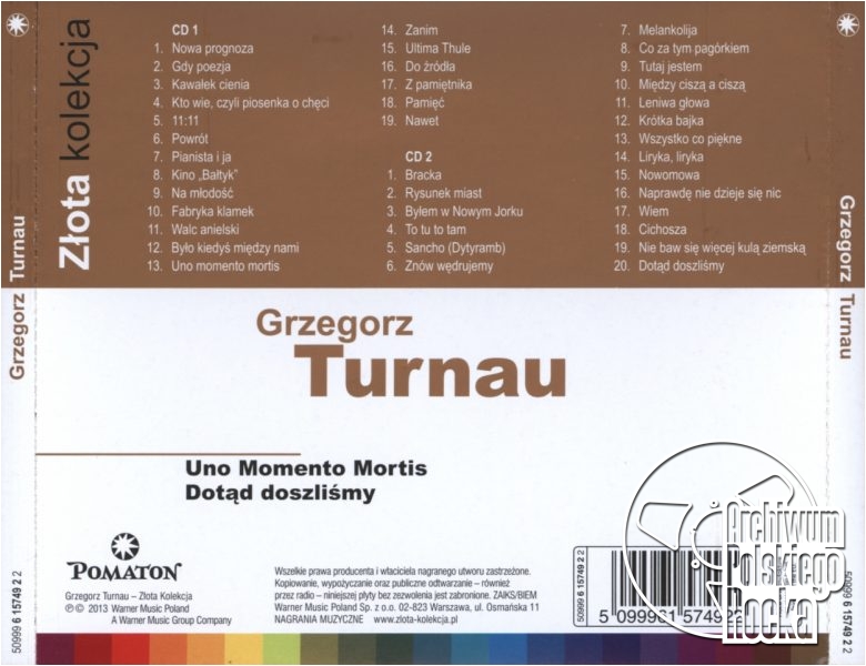 Grzegorz Turnau - Uno Momento Mortis / Dotąd doszliśmy