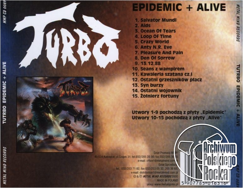 Turbo - Epidemic / Alive!